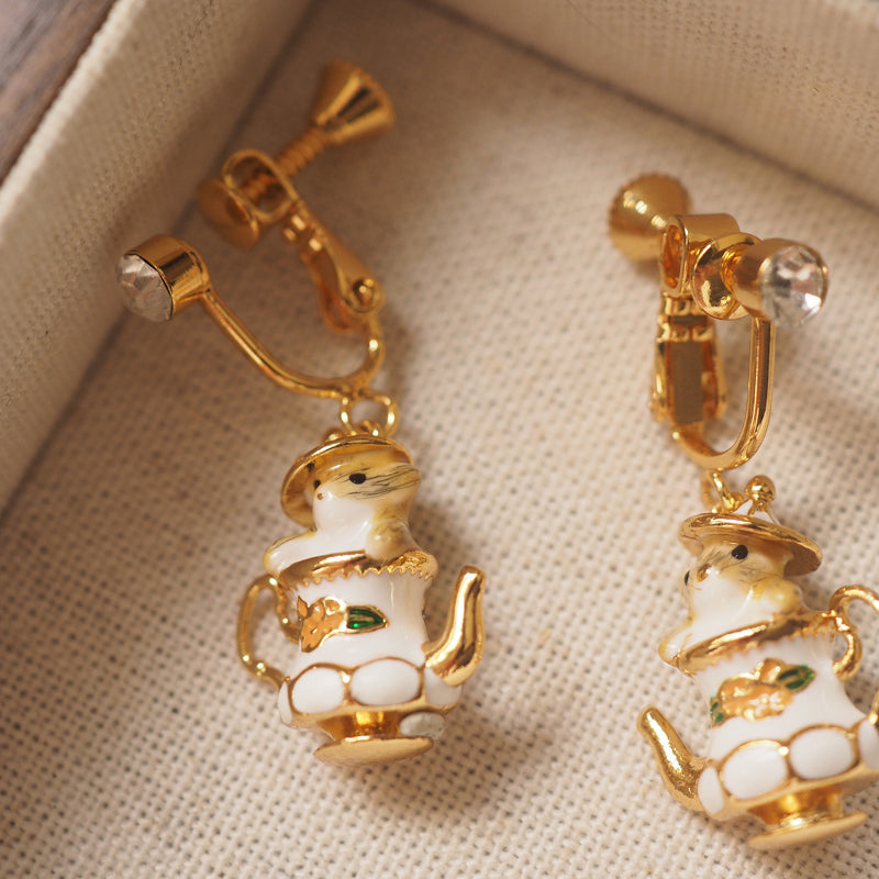 Chipmunk Clip-On Earrings - GoOpenit