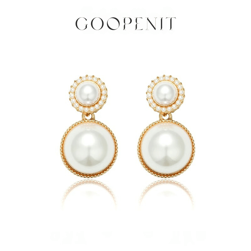 Pearl Pendant Earrings