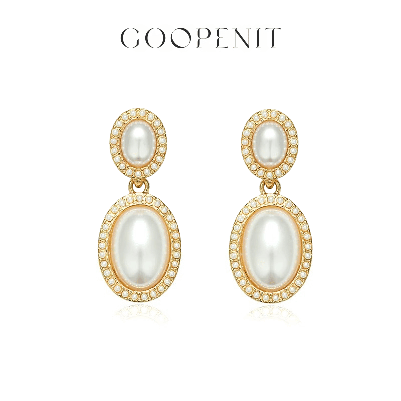 Pearl Diamond Earrings