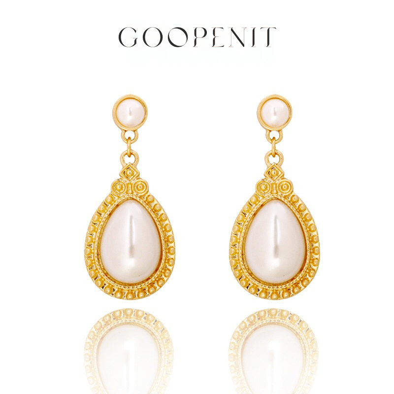 Pearl Teardrop Earrings