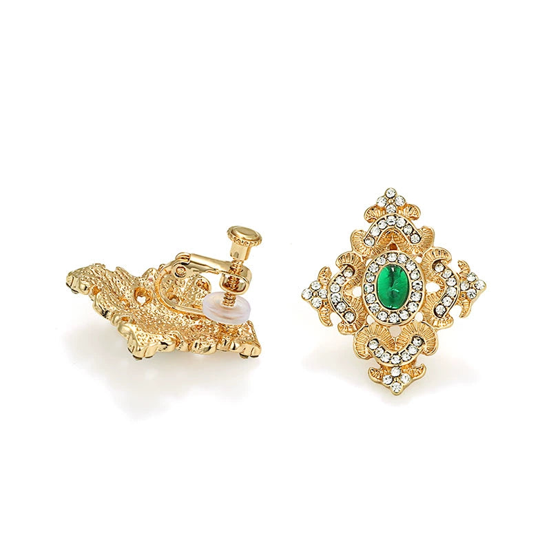 Emerald Diamond Earrings - GoOpenit