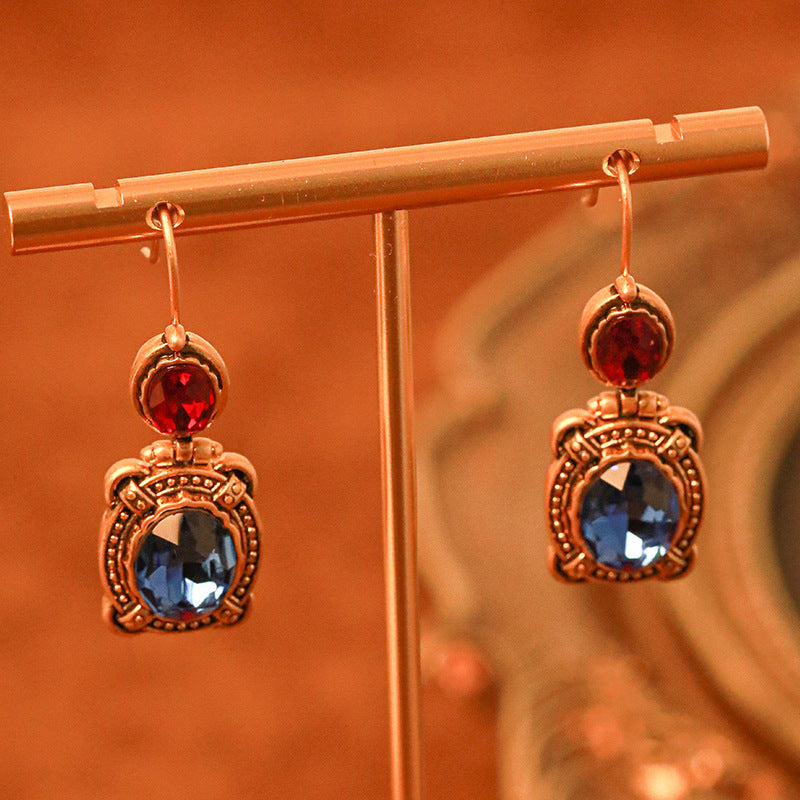 Glass Gemstone Earrings - GoOpenit