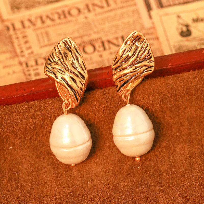 Shell Pearl Earrings - GoOpenit